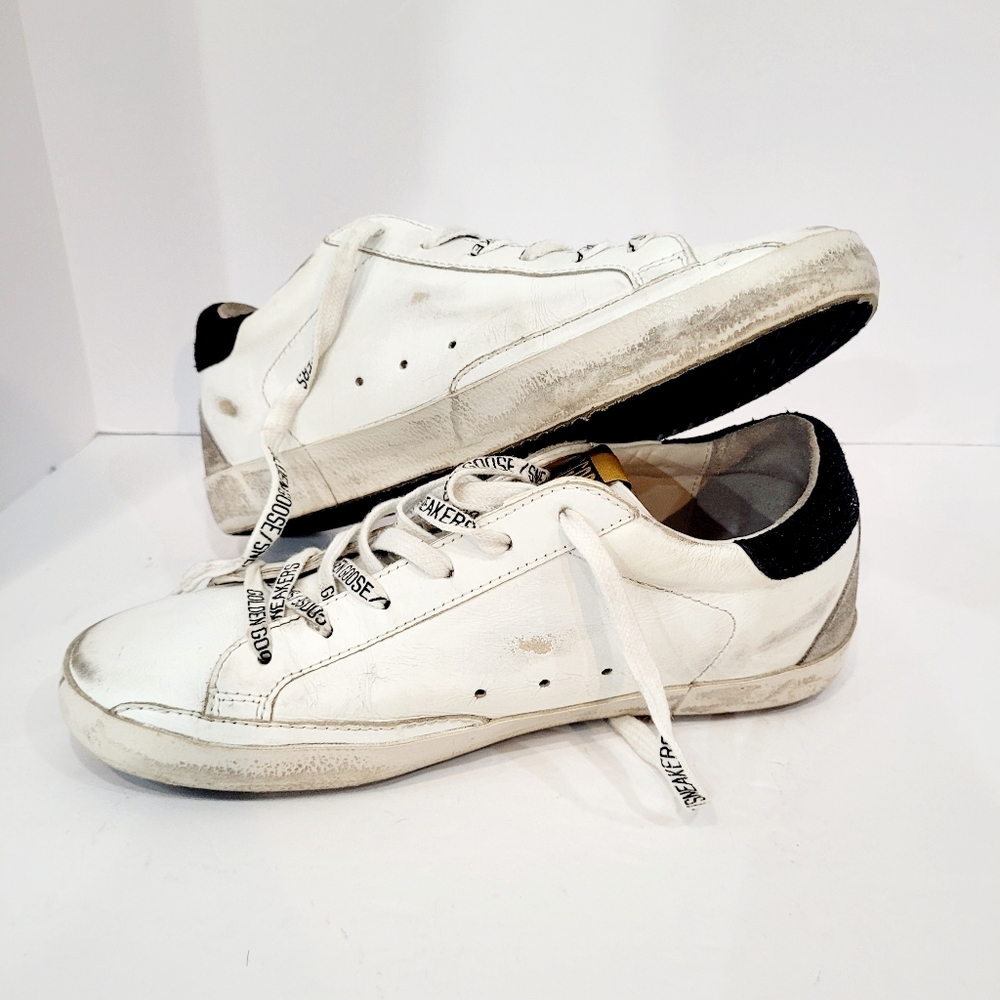 GOLDEN GOOSE SNEAKERS Size 38 in Excellent Condition - Picture 10 of 12
